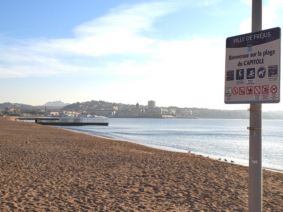 Frejus Plage Le Capitole T2 35M2 Climatise Balcon Exteriér fotografie